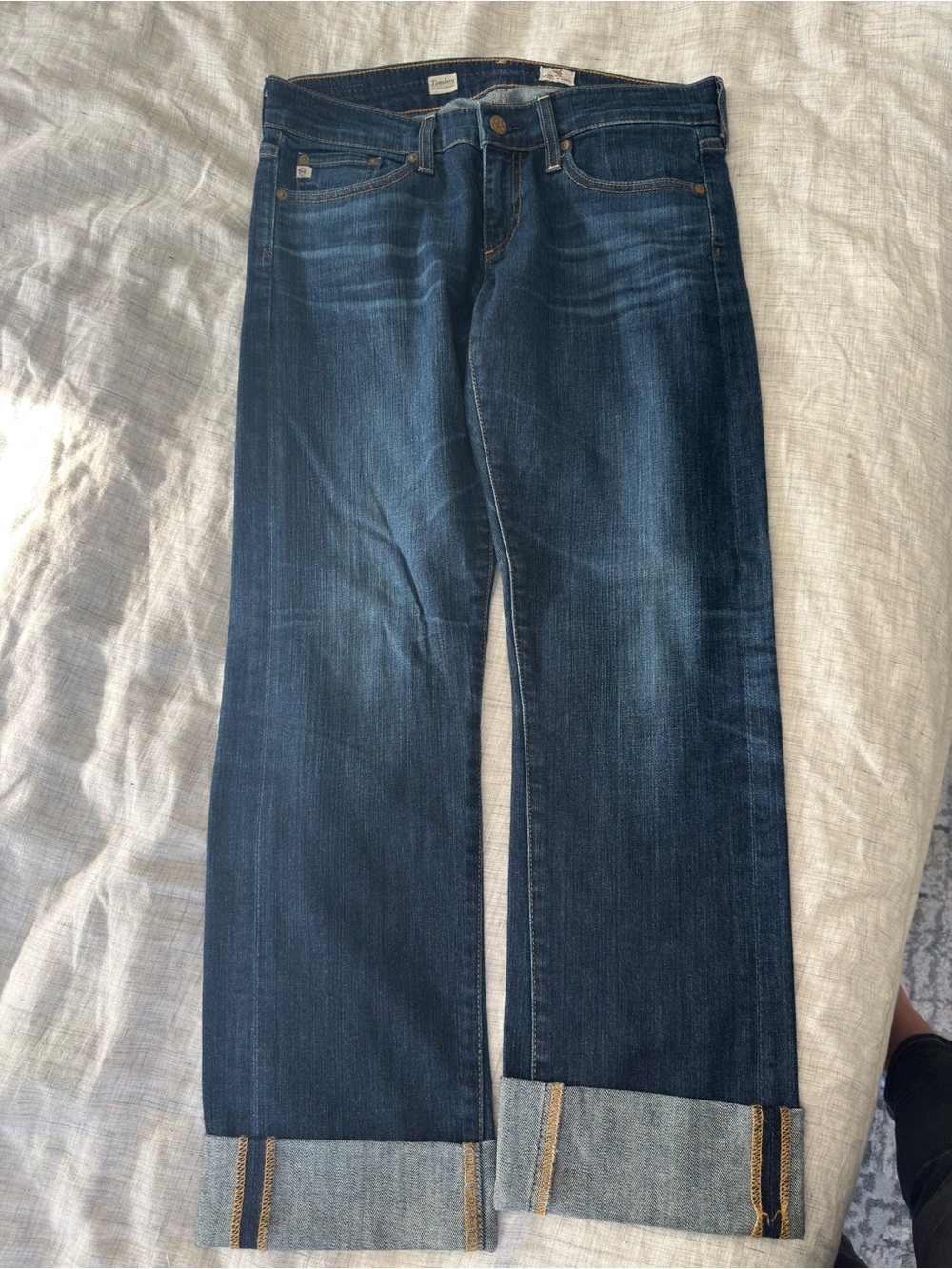 AG Adriano Goldschmied Tomboy Relaxed Straight Jeans
